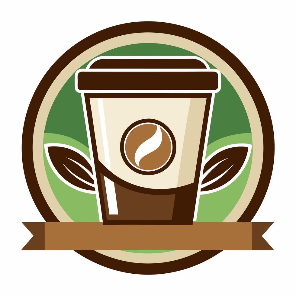 Coffee cup icon vector