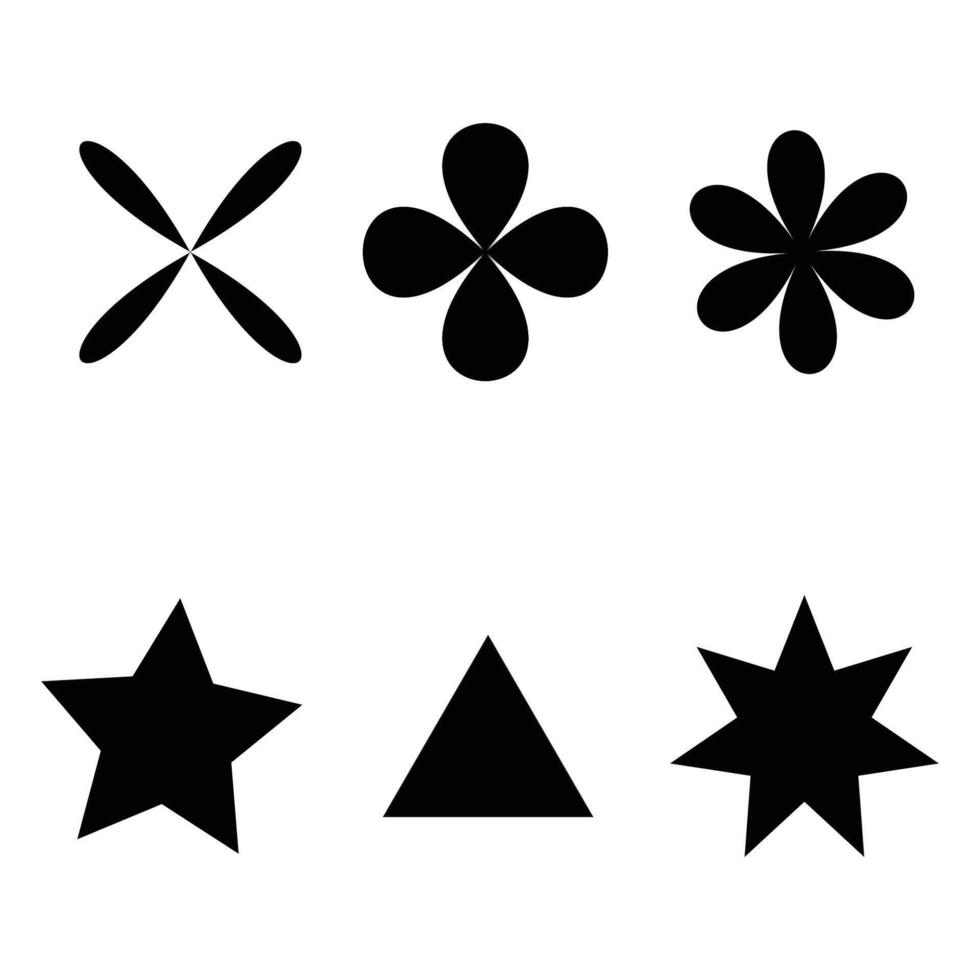 Quality Shapes Art Icons and Illustrations vector