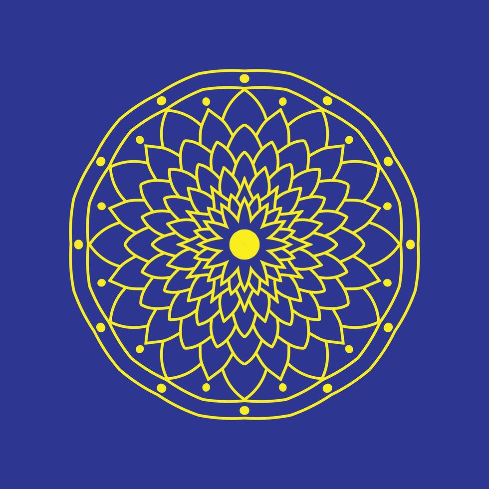How to Create a Beautiful Mandala Design vector