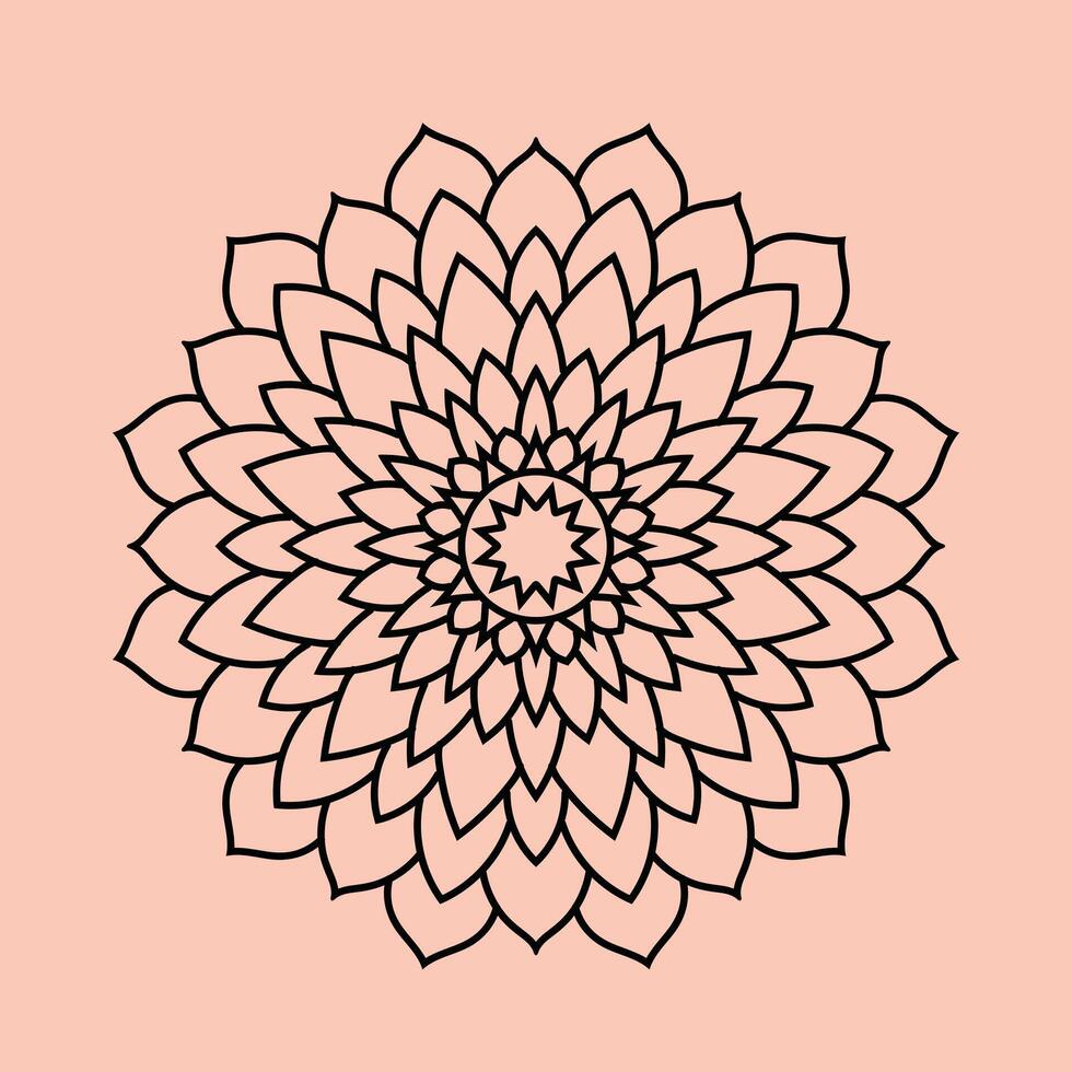 Easy Mandala Design Techniques for Digital Hand Drawing vector