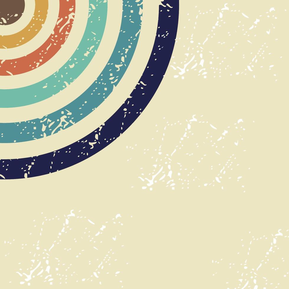 circle background vintage retro vector