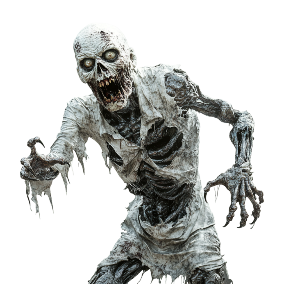 a zombie is standing on a transparent background png