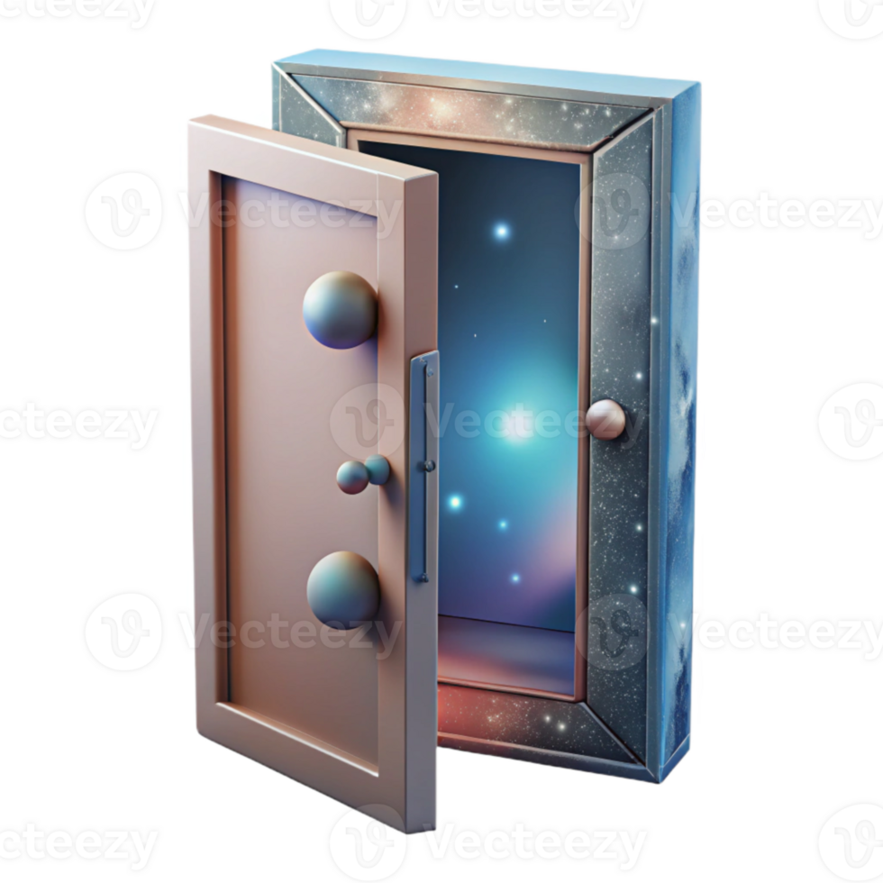 wonderful classic Open Door to Alternate Dimension Isolated original png