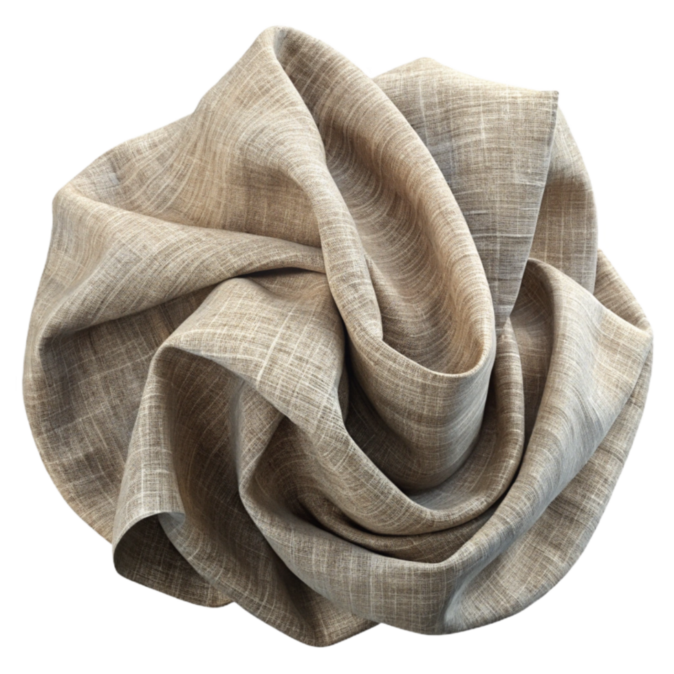 wonderful artistic Organic Linen Fabric Texture Close Up Isolated high quality png