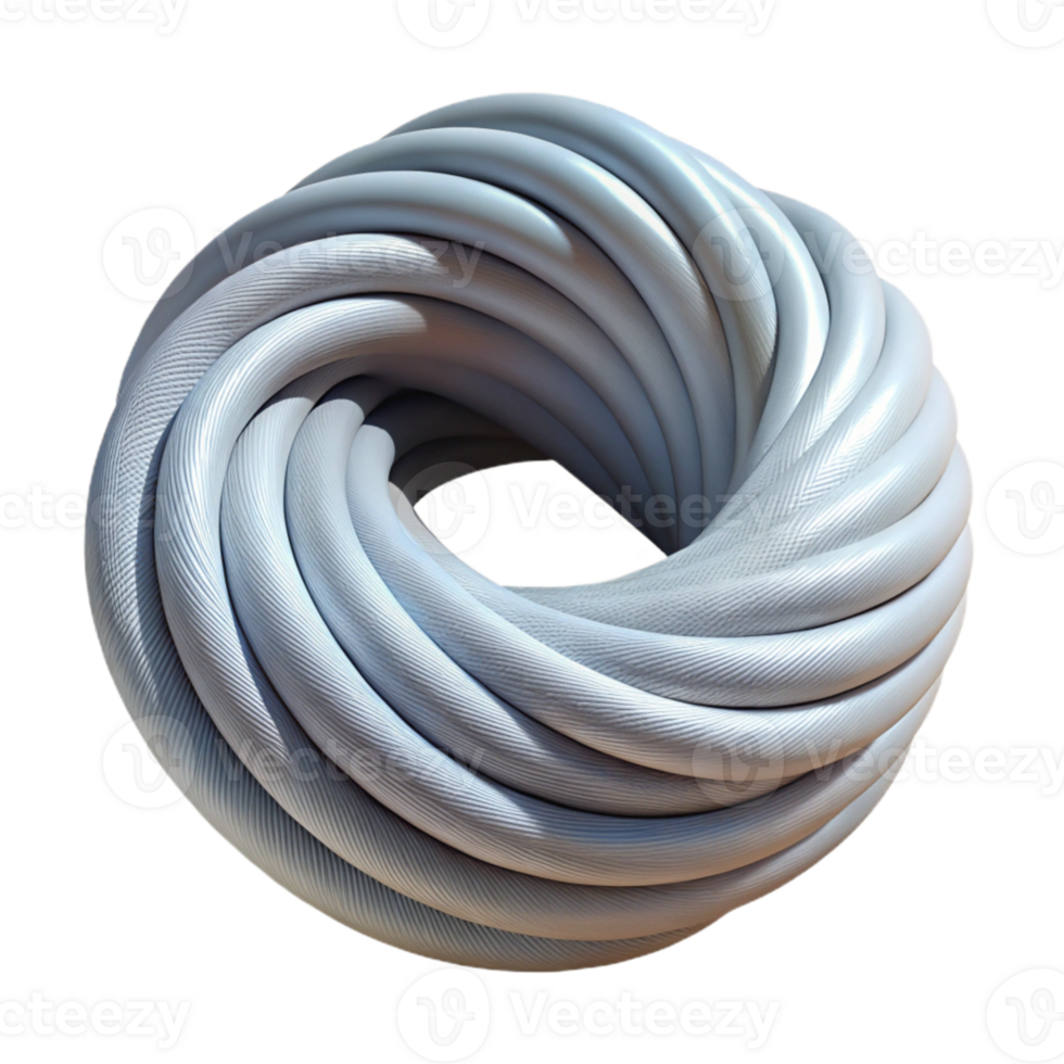 extraordinary vintage Organic Wire Filament Coiled Shape Transparent Background original png