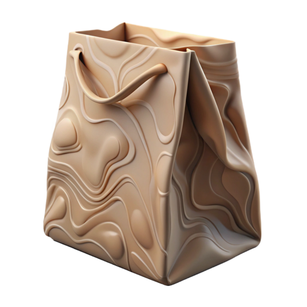 wonderful modern Paper Bag with Plain Design Transparent authentic png
