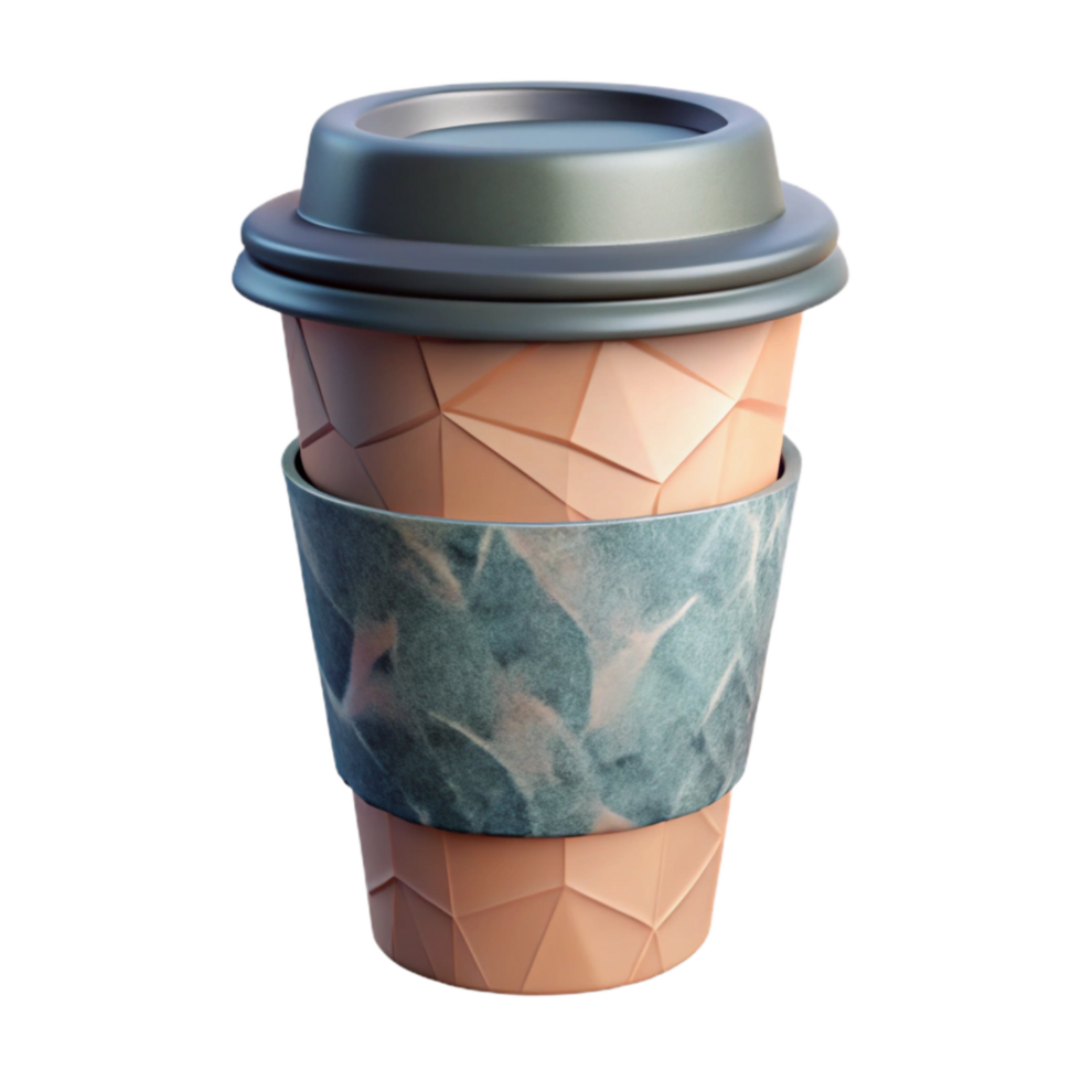 wonderful modern Paper Cup with Modern Design Isolated high quality png