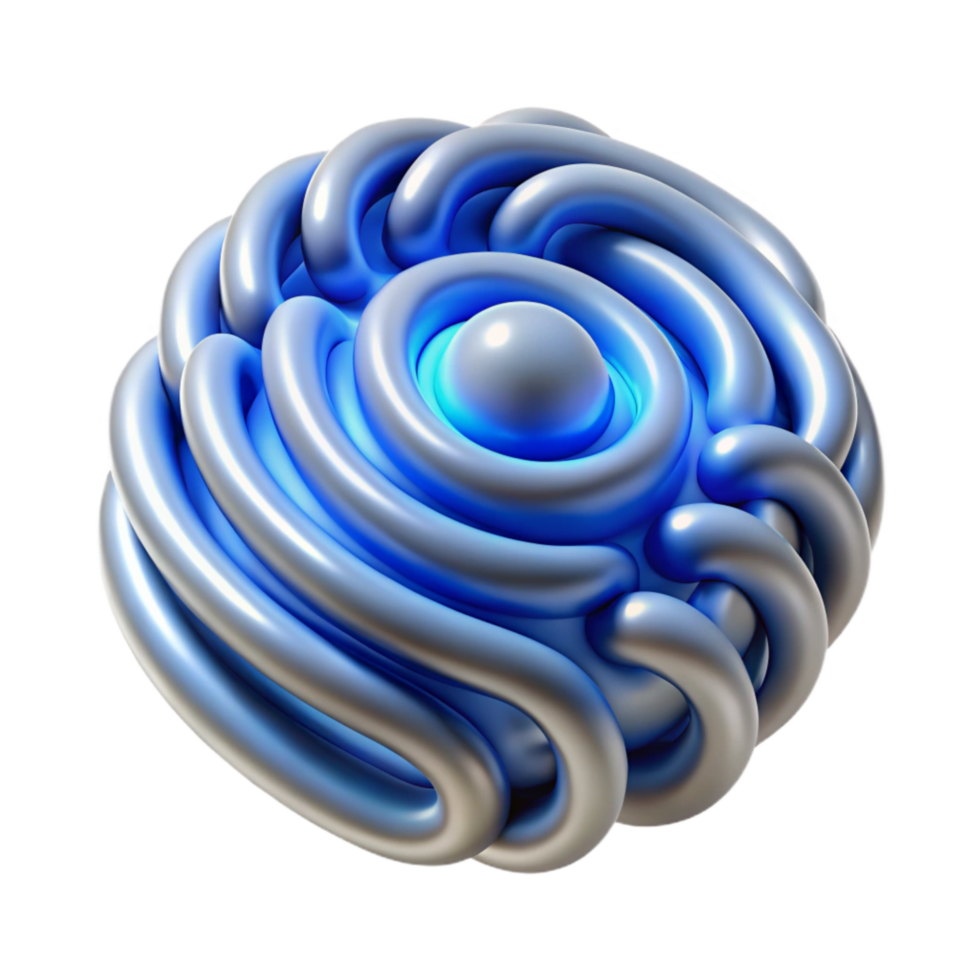 wonderful creative Photon Entanglement Interference Pattern Blue Waves Isolated png