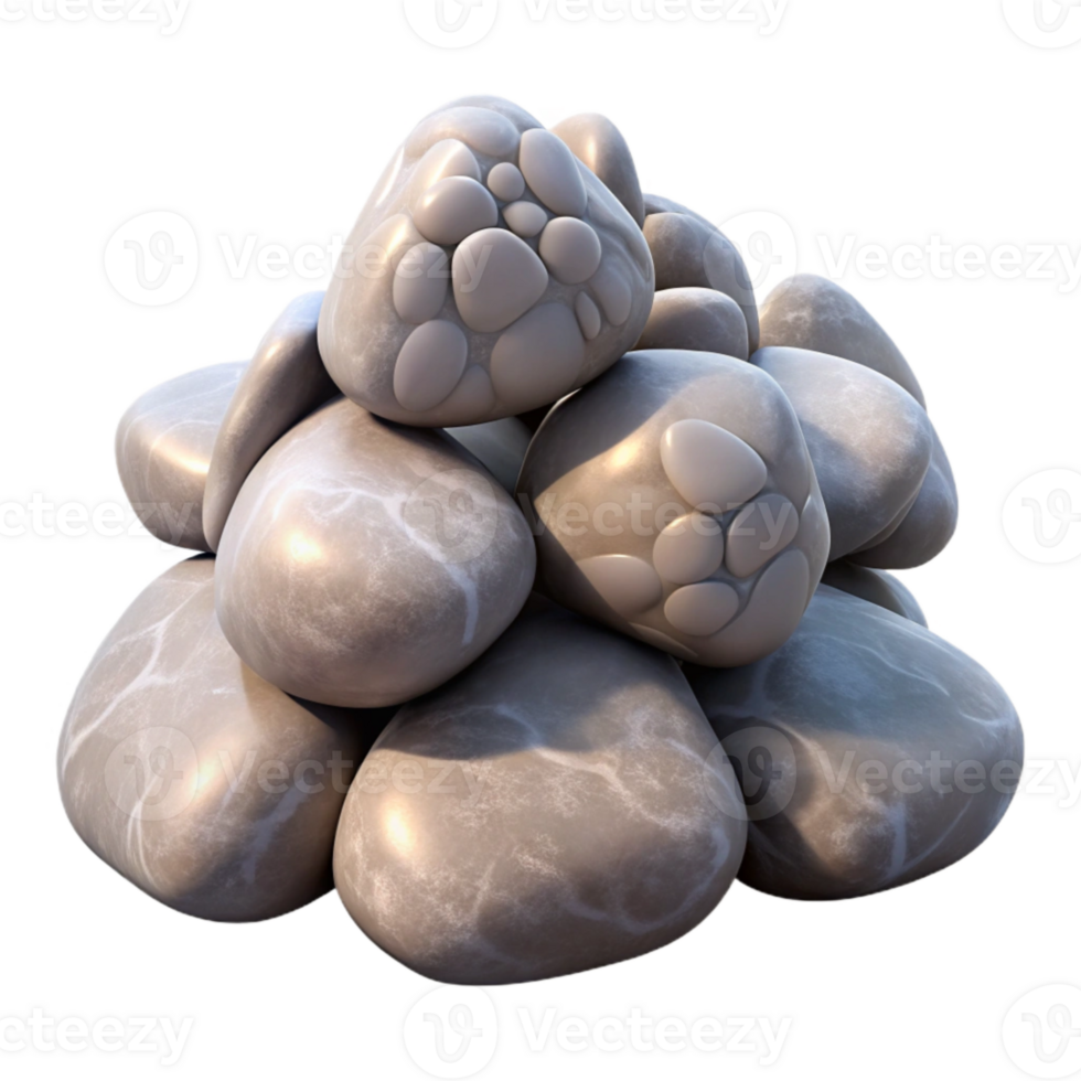 impressive classic Pile of Rocks Close Up Texture Cutout exclusive png