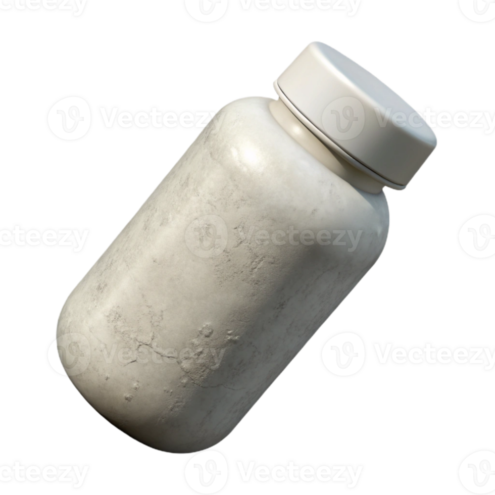 stunning contemporary Pill Bottle White Label Isolated Element premium png