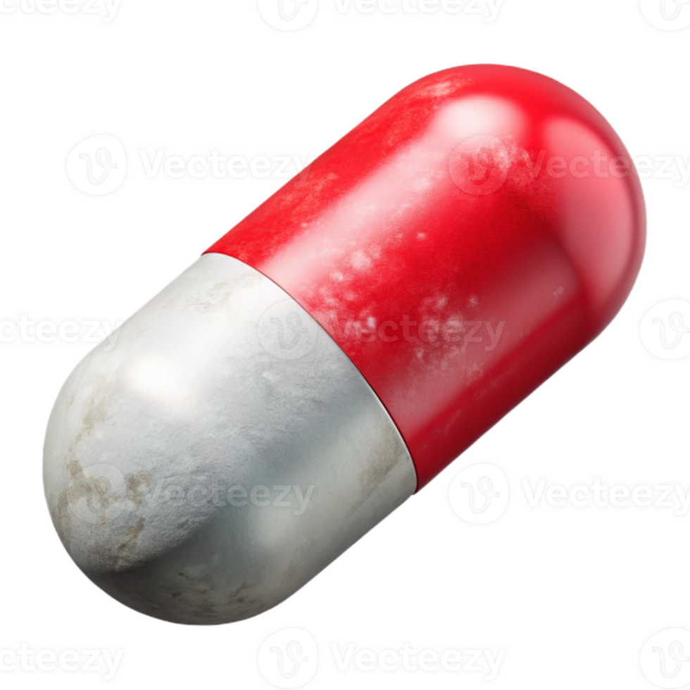 magnificent modern Pill Capsule Red White Isolated Element high quality png