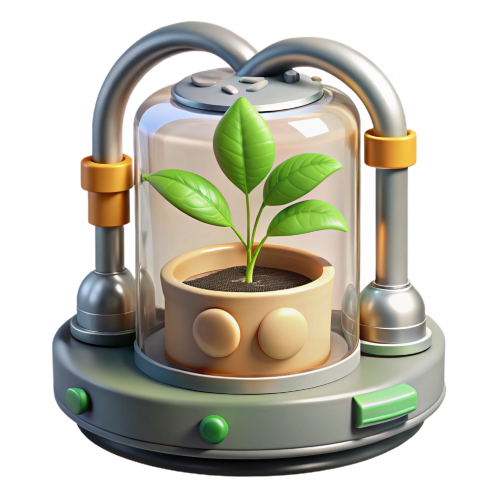 wonderful vintage Plant Growth Chamber with Temperature Controls Isolated original png