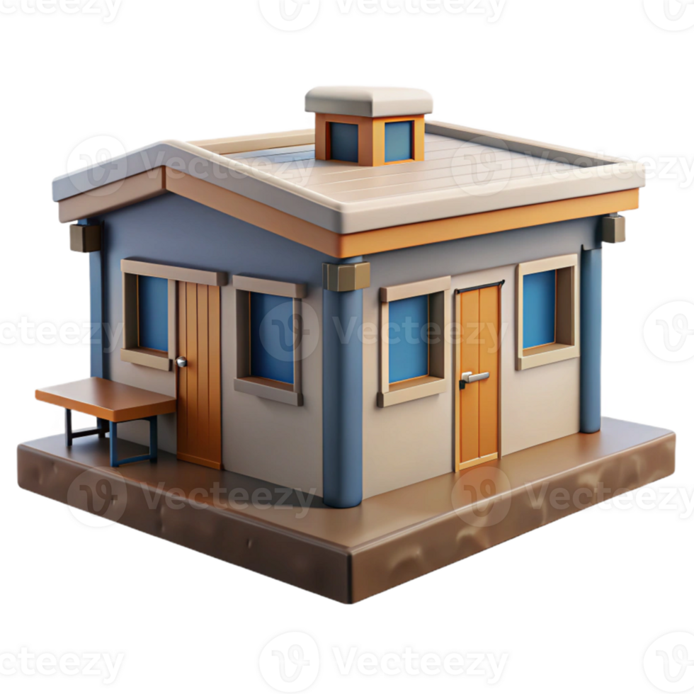 magnificent classic Portable Classroom Building Modular Design Element genuine png