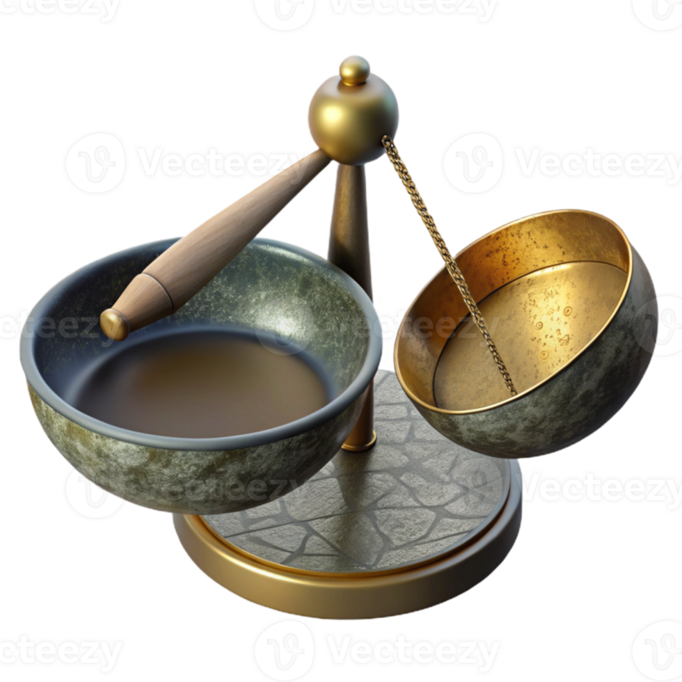 magnificent contemporary Precision Balance Pan Cutout with Sample high resolution png