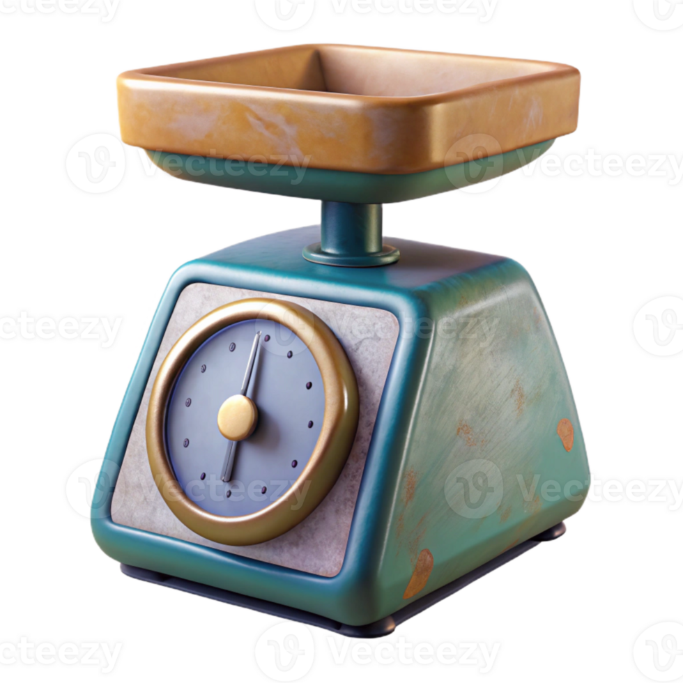 beautiful rustic Precision Scale with Digital Readout Isolated authentic png