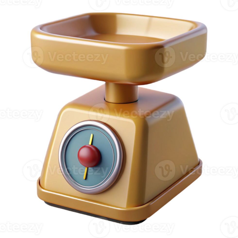 dramatic creative Precision Scale with Tare Button Transparent Background premium png