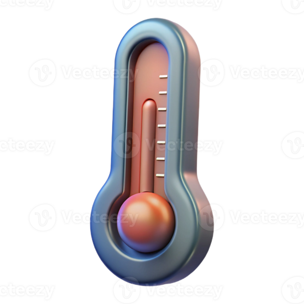 stunning artistic Precision Thermometer Side Angle Isolated high resolution png