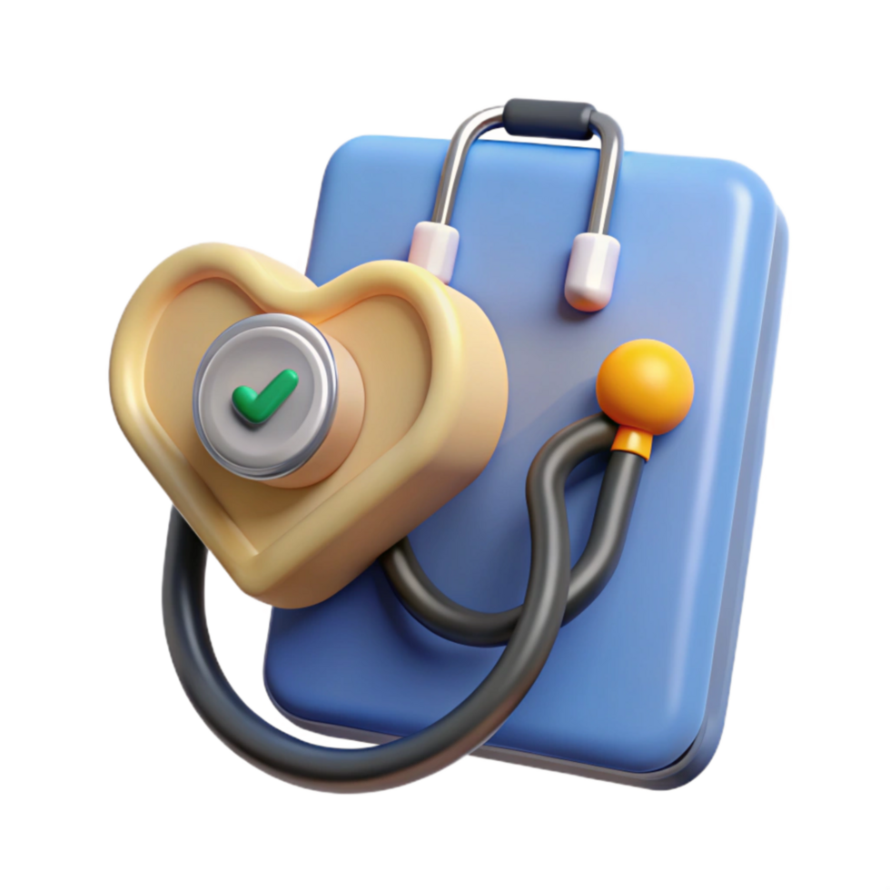 dramatic artistic Preventive Healthcare Checkup Icon Stethoscope Cutout original png