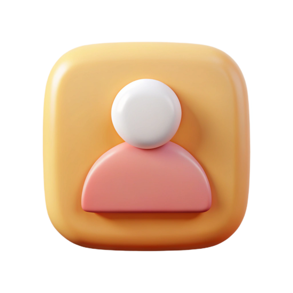 stunning classic Profile Icon Transparent Background with Rounded Corners genuine png