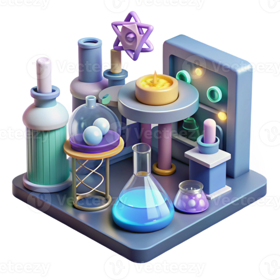 vibrant classic Quantum Computing Research Laboratory Illustration Transparent authentic png