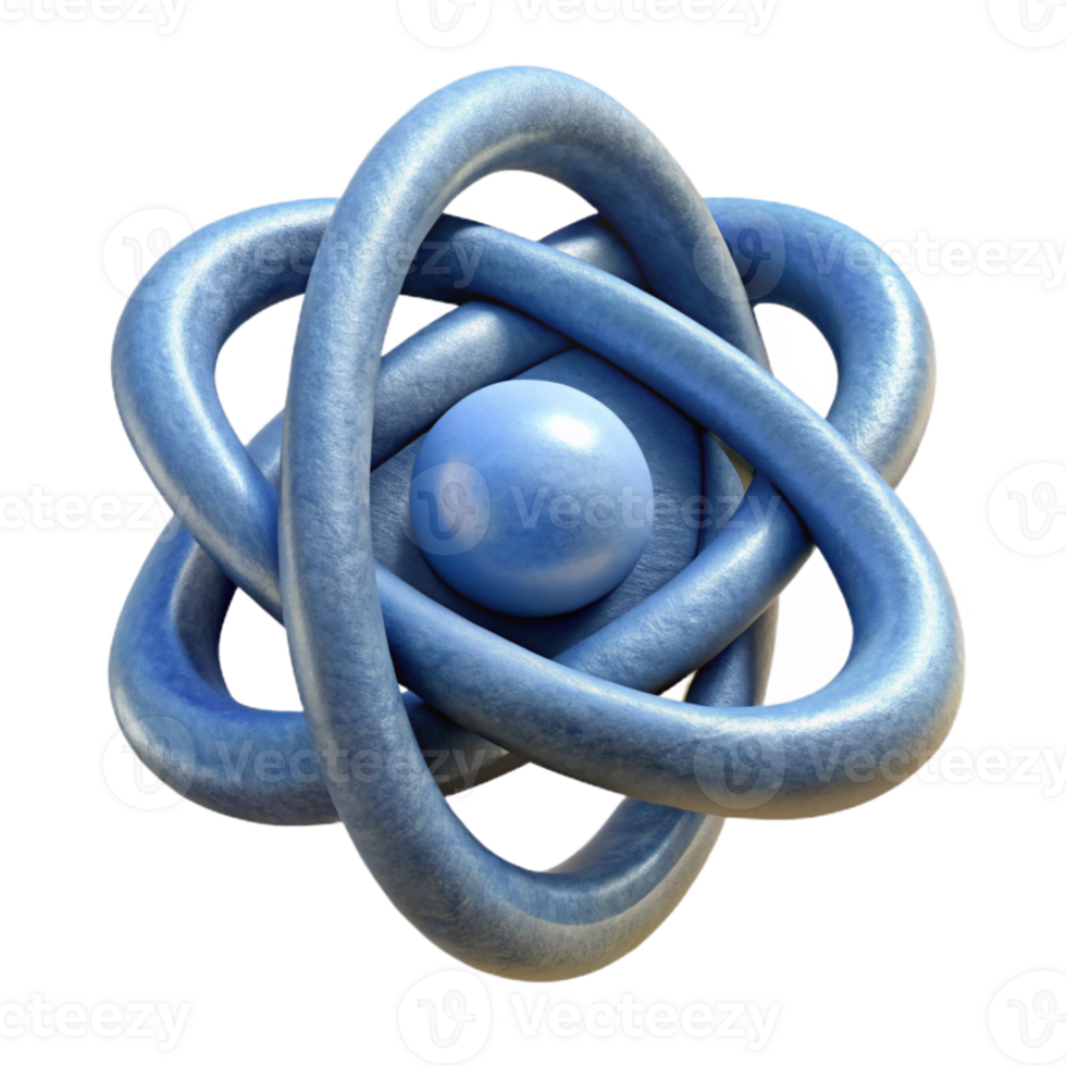 elegant artistic Quantum Entanglement Icon Rotating Cutout Element original png