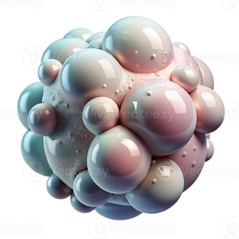 wonderful traditional Quantum Foam Bubbles Microscopic View Transparent Background png
