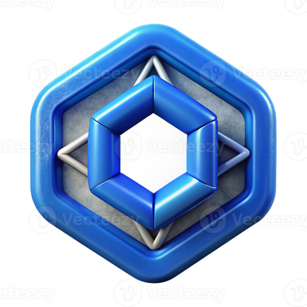 extraordinary rustic Quantum Gate Symbol Blue Icon Isolated original png