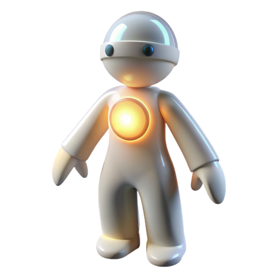 impressive vintage Quantum Leap Figure White Light Cutout Element png