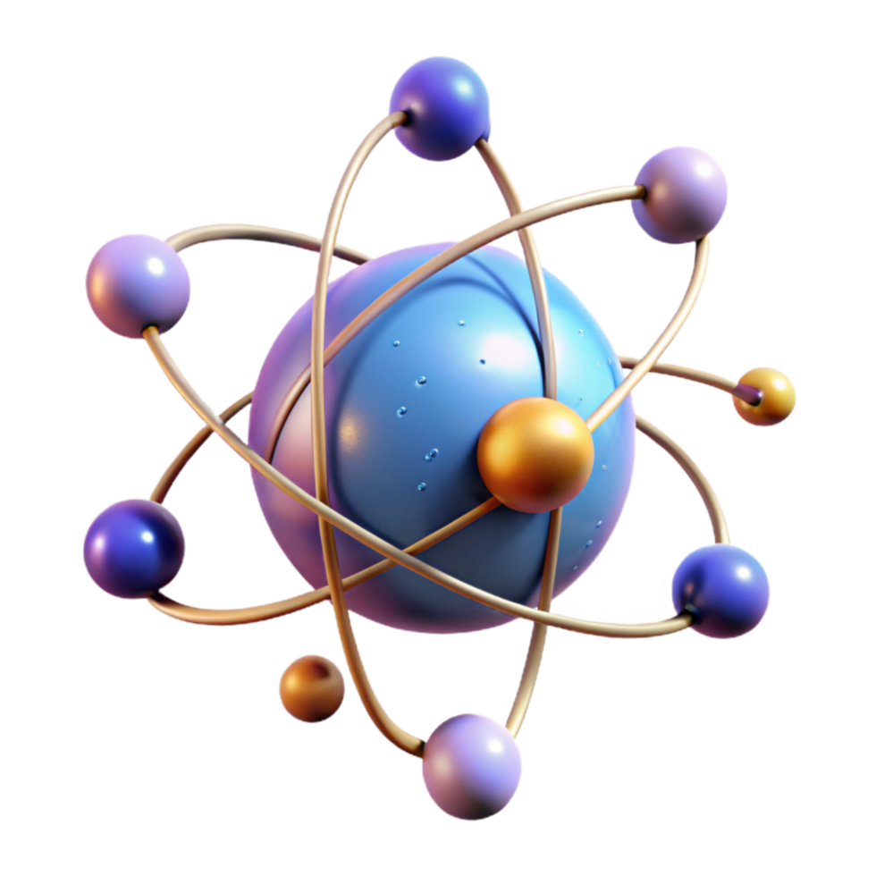 elegant creative Quantum Particle Collision Illustration Transparent high resolution png