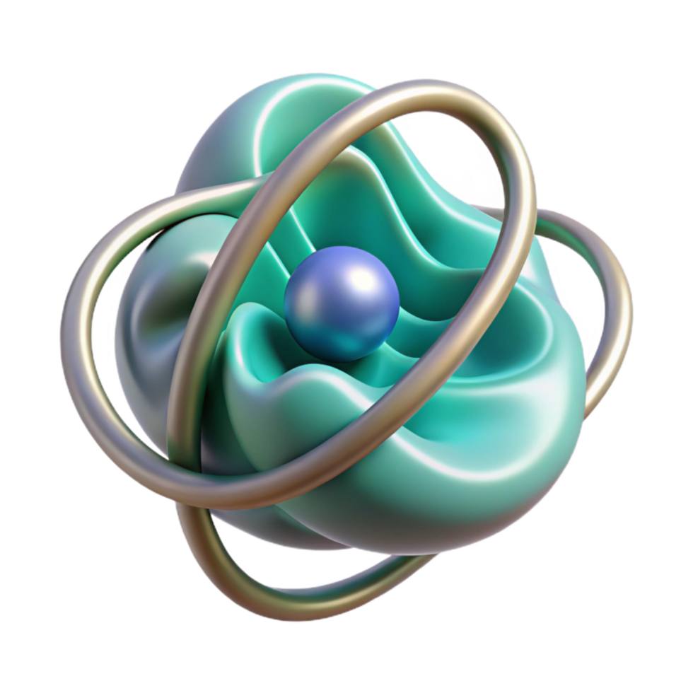 extraordinary abstract Quantum Particle Transparent Background with Wave Function high quality png