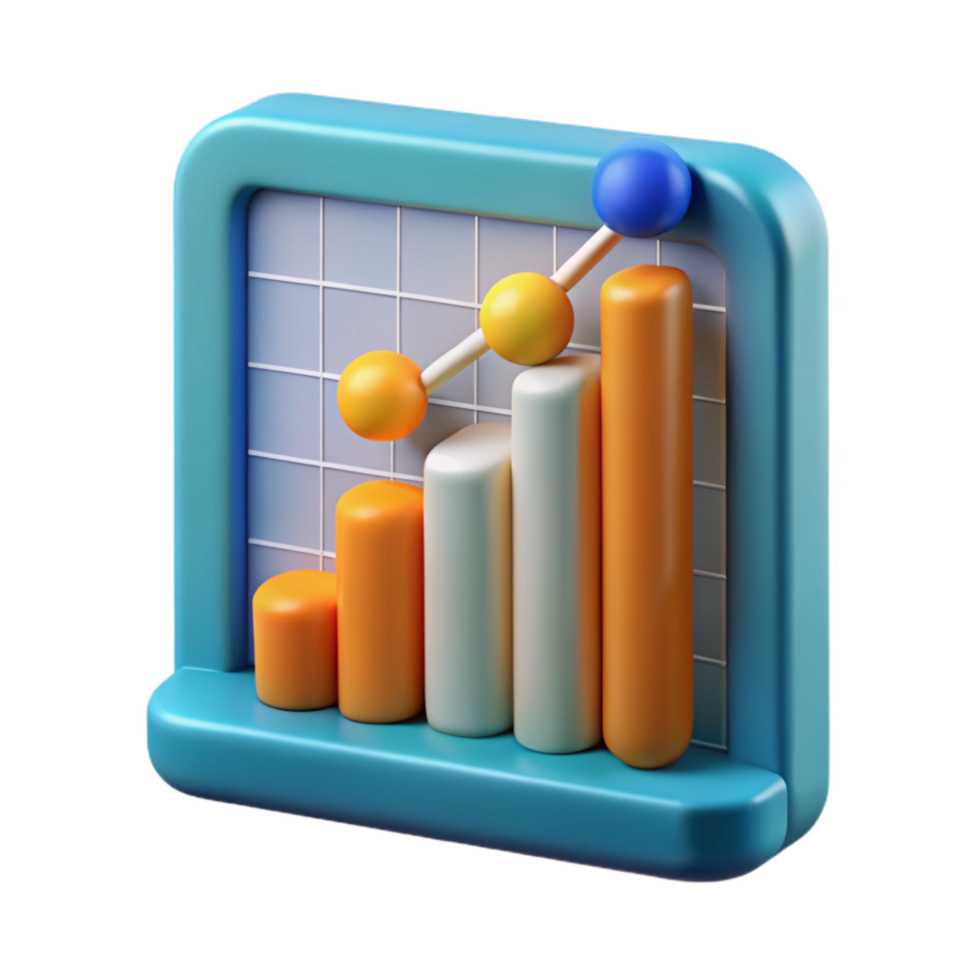 serene vintage Quantum Sensor Data Analysis Graph Transparent Background premium png