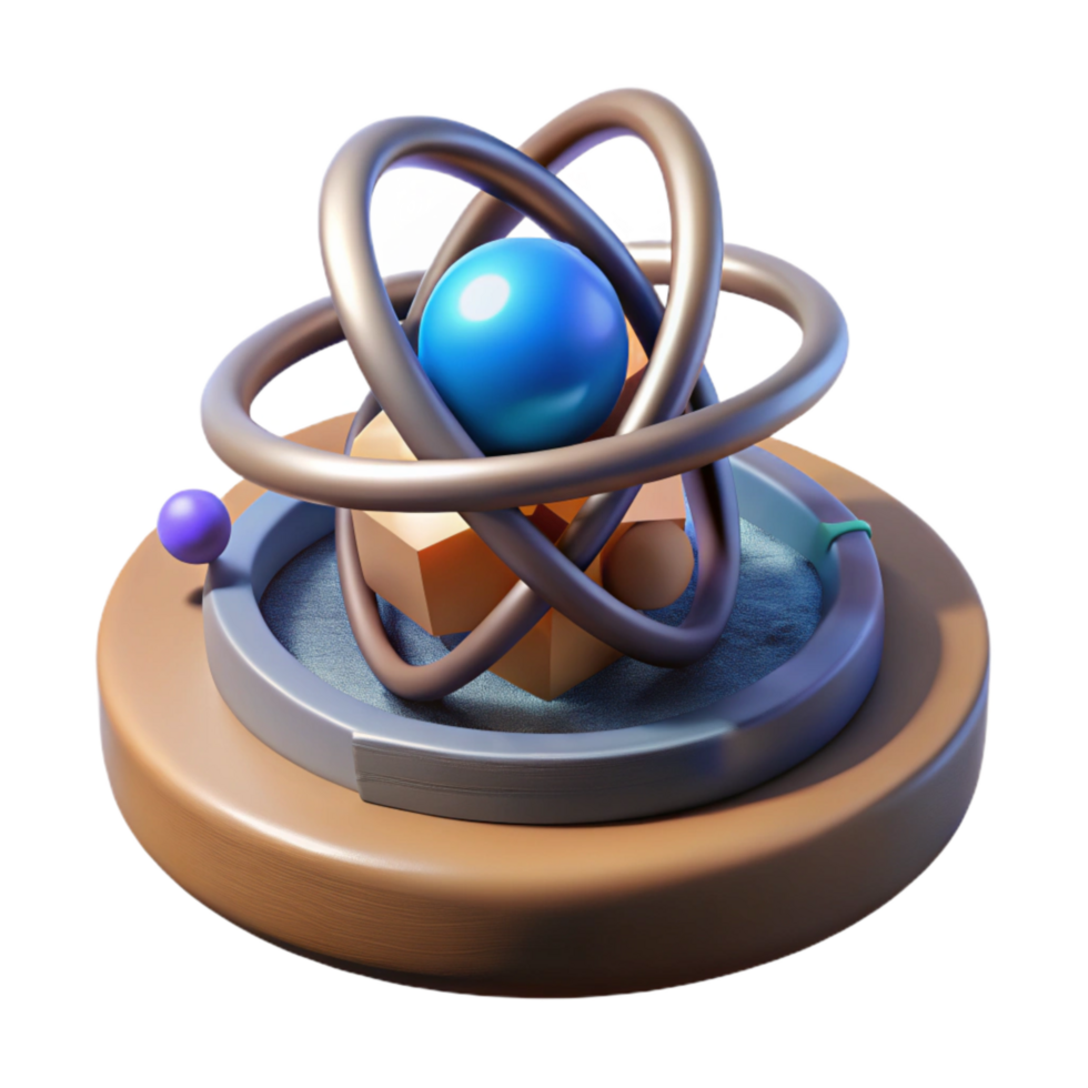 dramatic artistic Quantum Teleportation Concept Illustration Cutout Element original png