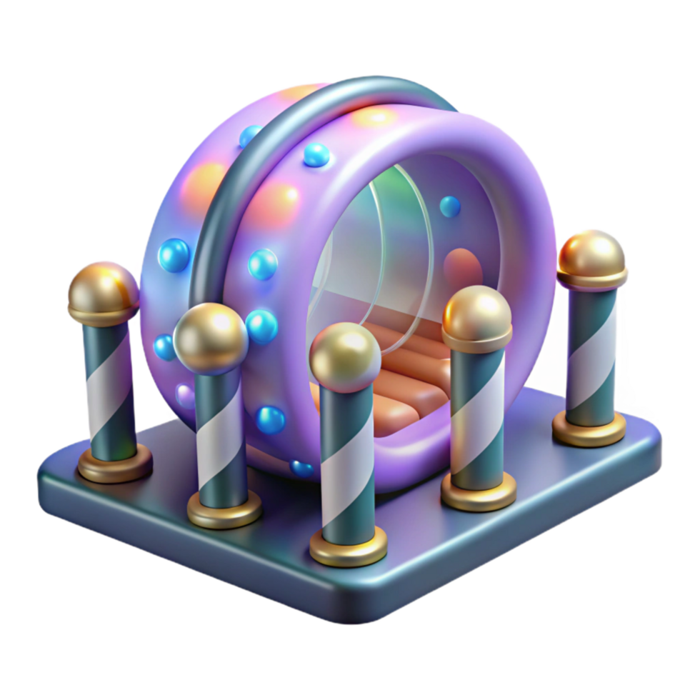 dramatic vintage Quantum Tunneling Barrier Illustration Transparent Background original png