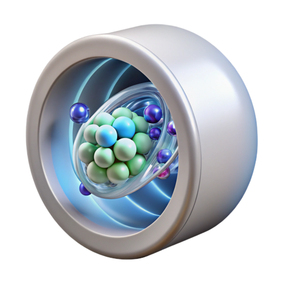 magnificent artistic Quantum Tunneling Particle Escaping Barrier Transparent png