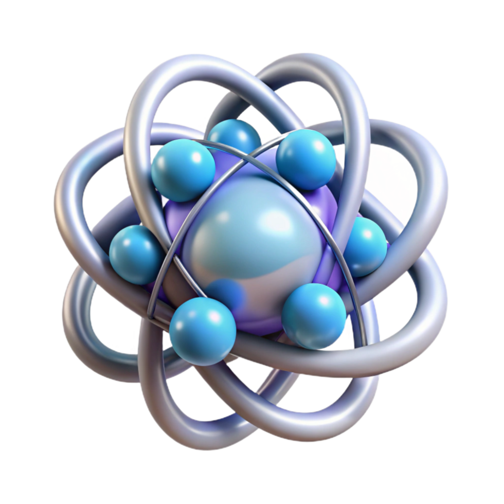 impressive vintage Quantum Tunneling Particle Illustration Transparent Background high resolution png