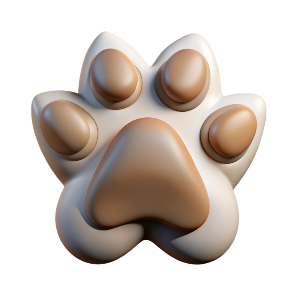 impressive modern Raccoon Paw Print Isolated Detailed Texture high resolution png