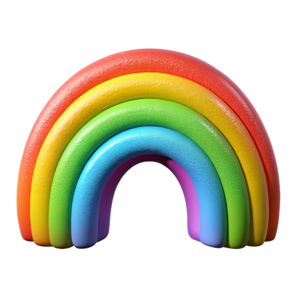 stunning traditional Rainbow Arched Colorful Isolated exclusive png