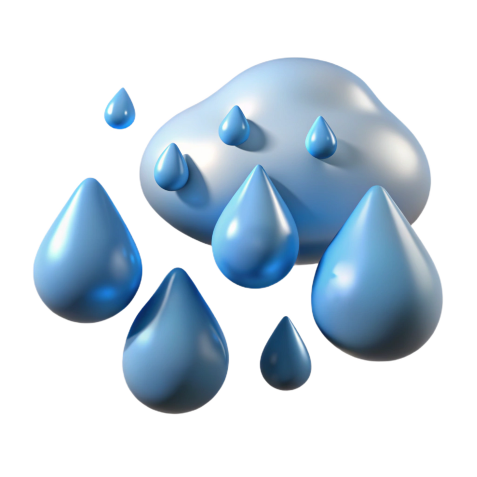 impressive vintage Rain Drops Falling Transparent Background original png