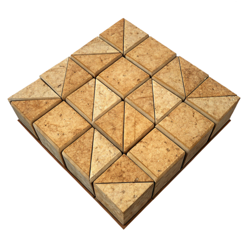 wonderful artistic Rammed Earth Flower Pot Rustic Style Transparent Background exclusive png