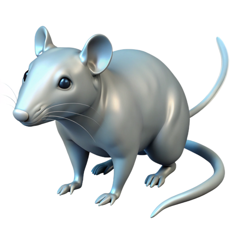 stunning artistic Rat Silhouette Transparent Background Simple Shape genuine png