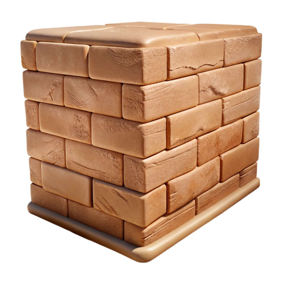 magnificent traditional Rammed Earth Wall Construction Detail Close Up Transparent Background high quality png