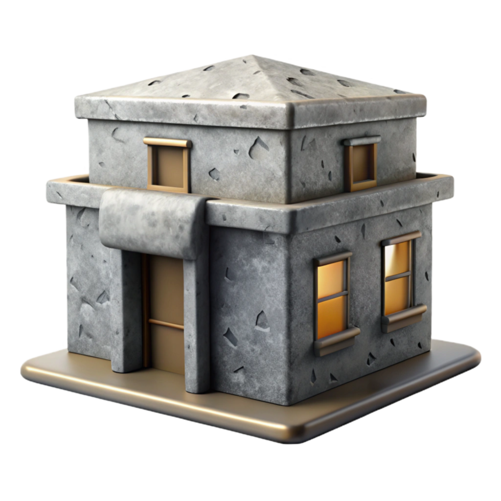 elegant minimalist Reactive Building Skin Isolated Grey Scale high resolution png