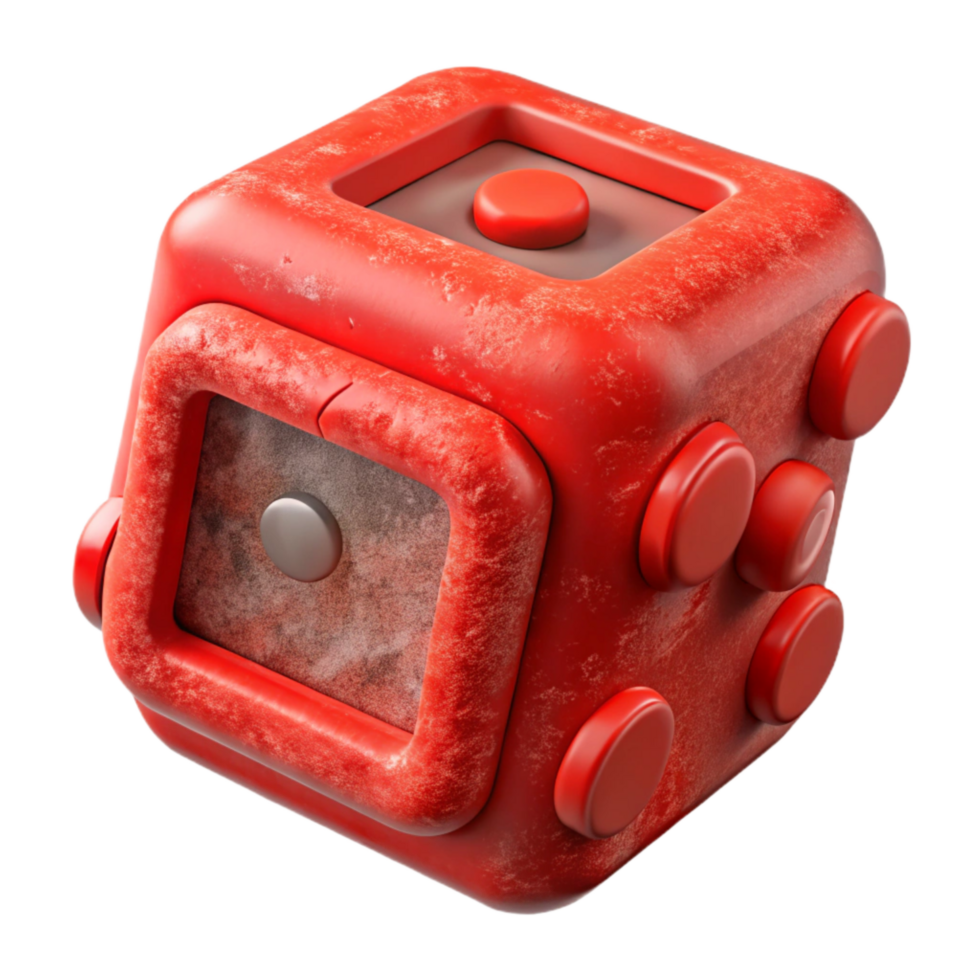 elegant classic Red 3d Printed Gadget Transparent Background original png