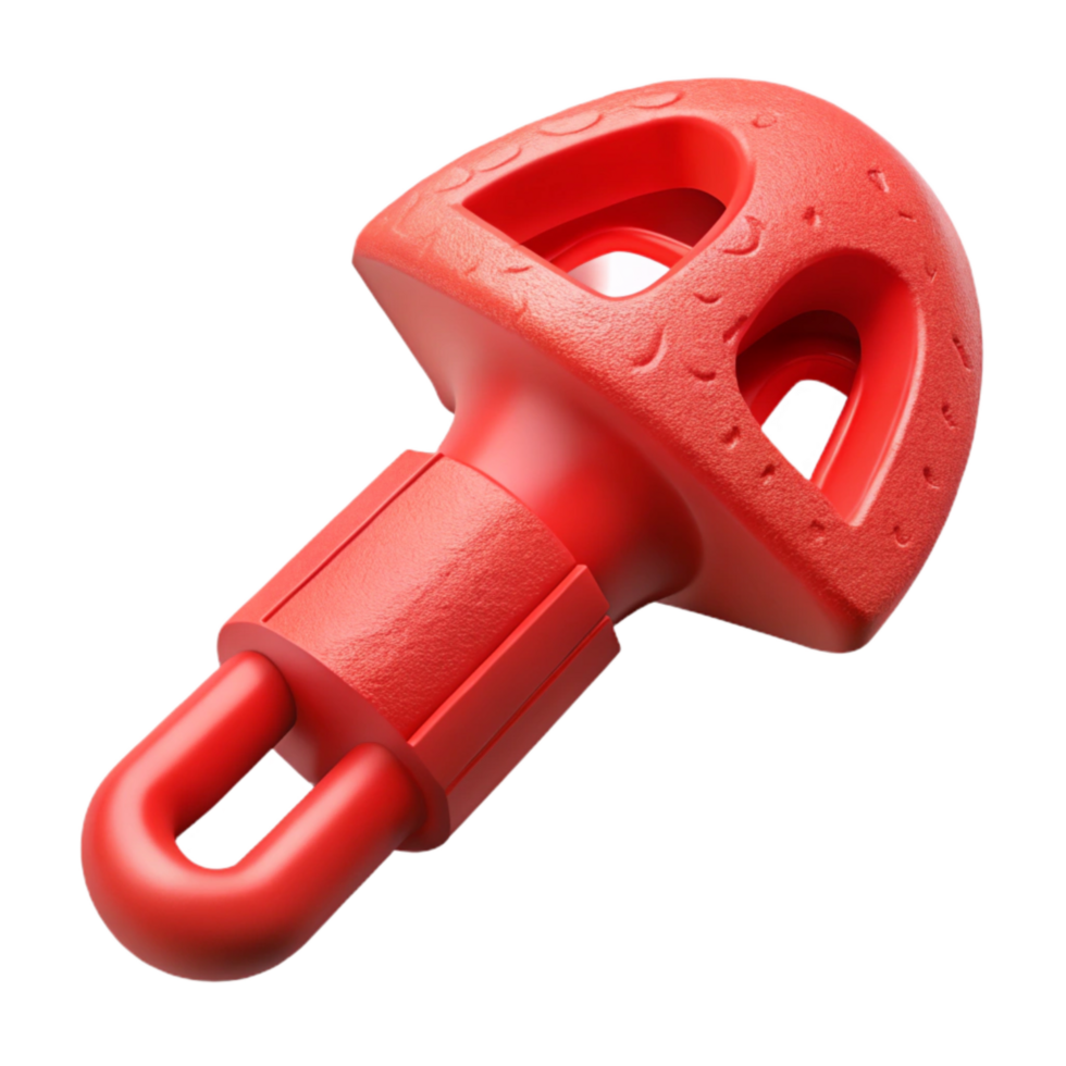 beautiful artistic Red 3d Printed Tool Transparent Background exclusive png