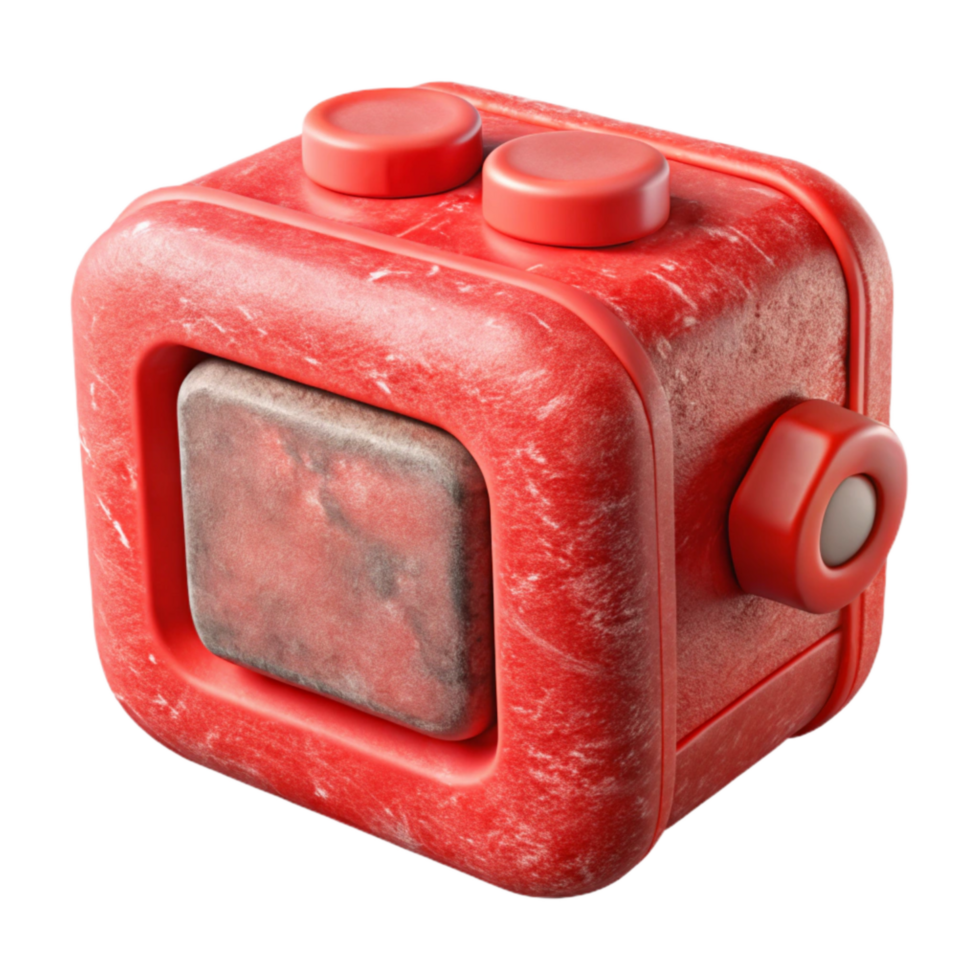 magnificent creative Red 3d Printed Gadget Transparent Background original png