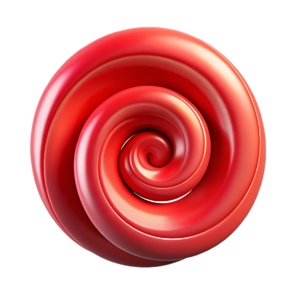 beautiful vintage Red Abstract Swirl Isolated Cutout Element high quality png