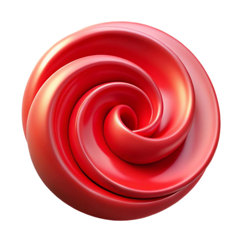 extraordinary vintage Red Abstract Swirl Isolated Cutout Element professional png