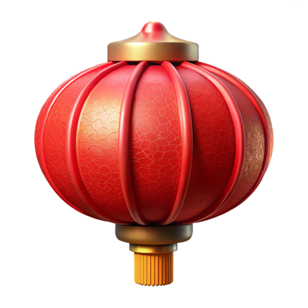 dramatic vintage Red Lantern Festival Decoration Cutout Transparent Background premium png