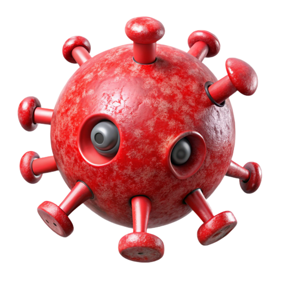 beautiful rustic Red Nanobot Neutralizing Toxin Cutout high quality png