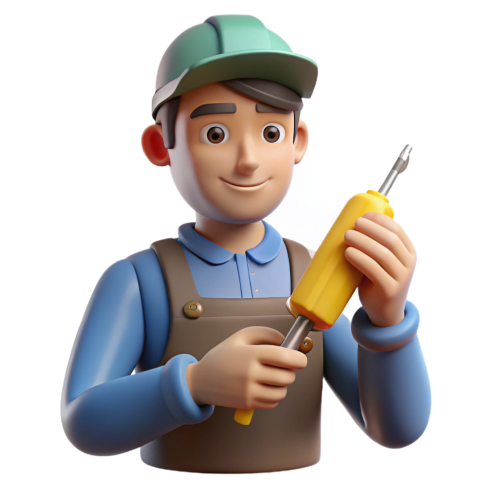 impressive creative Repairing Electronics with Screwdriver Close Up Cutout Element original png